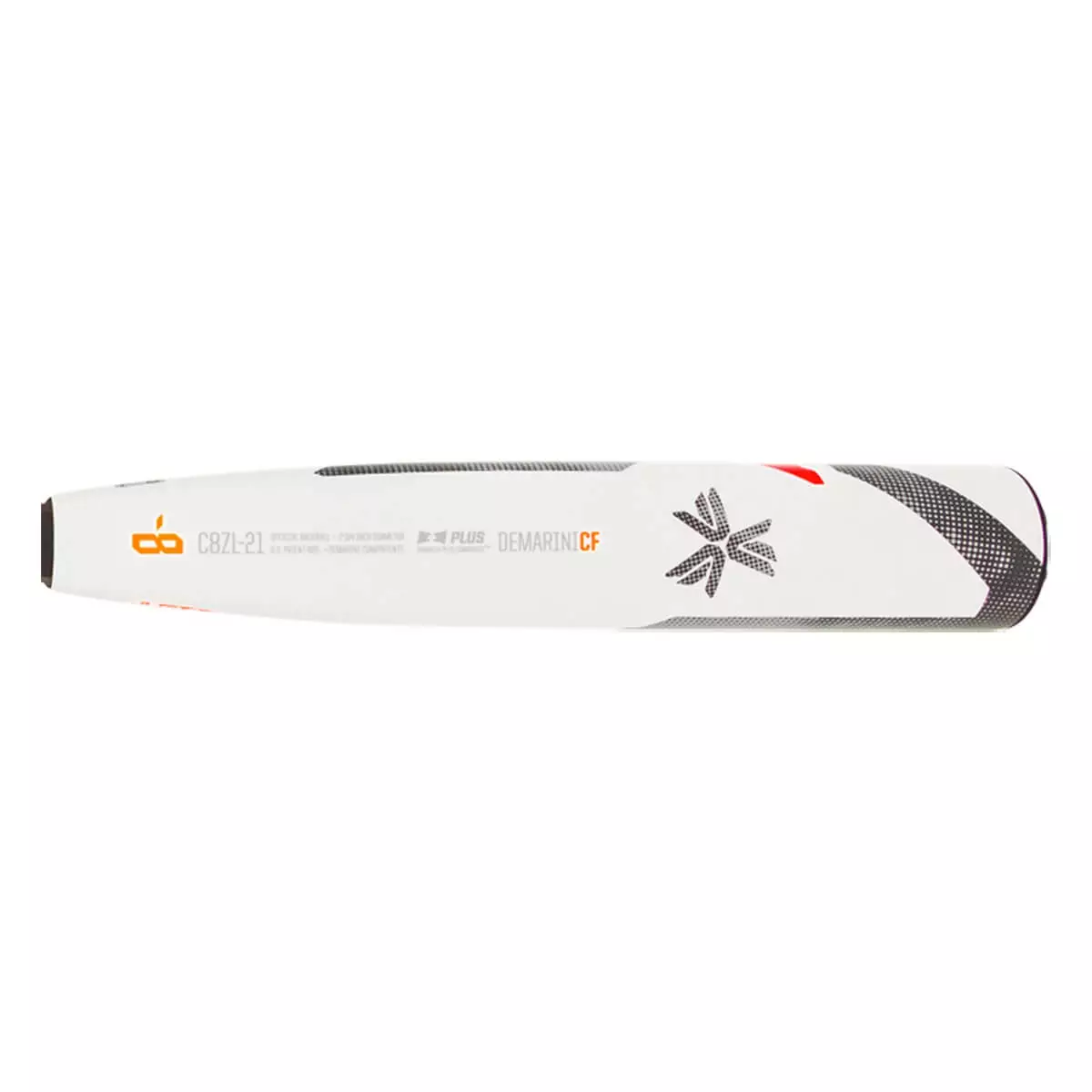 DeMarini CF -8 USSSA Baseball Bat: WTDXC8Z21 Orange, White 5 DeMarini CF -8 USSSA Baseball Bat: WTDXC8Z21 Orange, White - Image 3