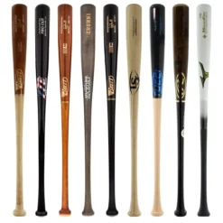JustBats Pick Your Pack - Adult Wood 2-Pack - Platinum Black, White, Brown, Maroon, Red, Grey, Natural, Navy, Blue, Gold -Best Bat Pick Sales e260 10 21 34147 9 pack 14 l