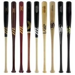 JustBats Pick Your Pack - Youth Wood 2-Pack - Gold Brown, Black, Natural, Maroon, Grey, Silver, White, Gold -Best Bat Pick Sales e396 11 21 34151 9 pack 17 l