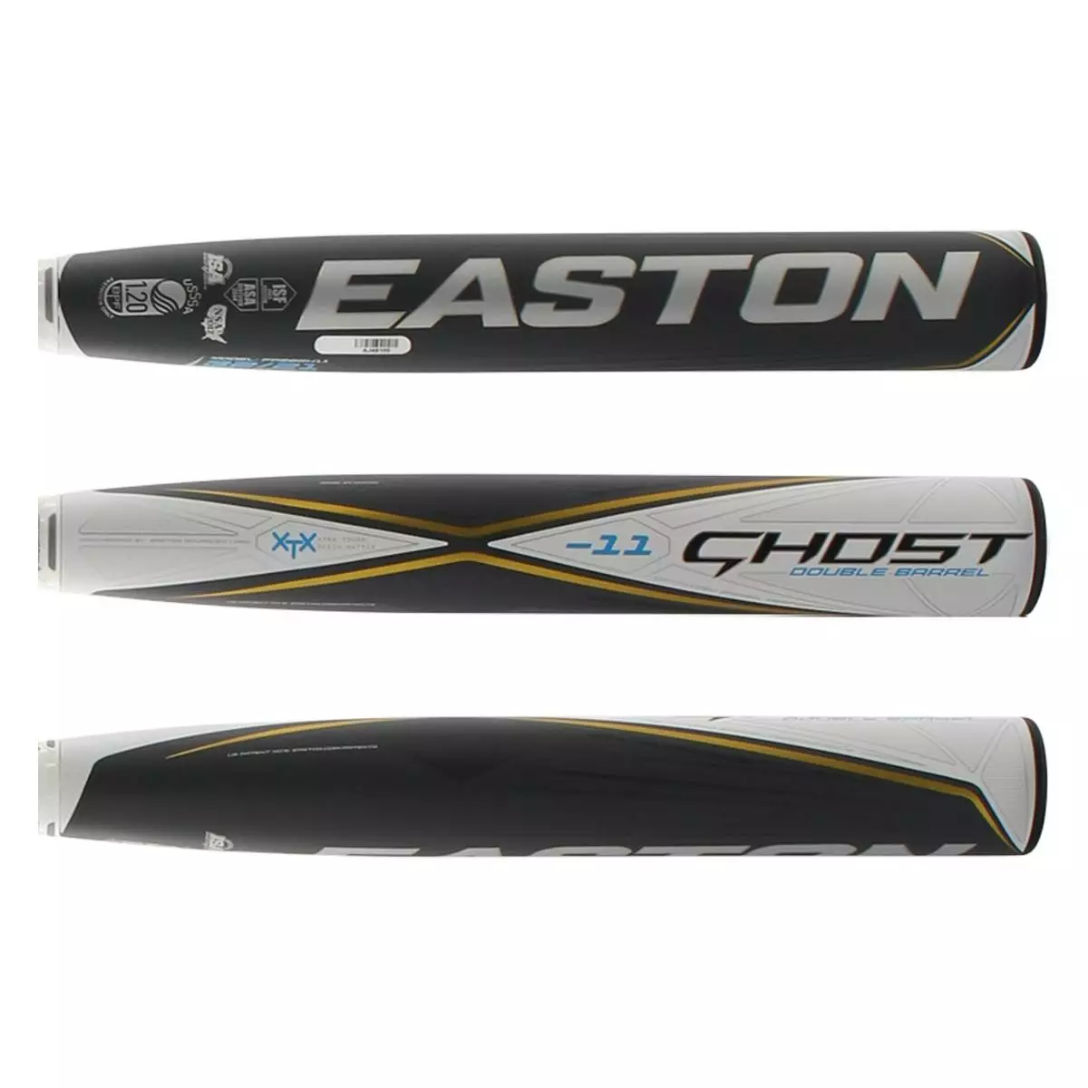 Easton Ghost Double Barrel -11 Fastpitch Softball Bat: FP20GH11 White, Grey 4 Easton Ghost Double Barrel -11 Fastpitch Softball Bat: FP20GH11 White, Grey - Image 2
