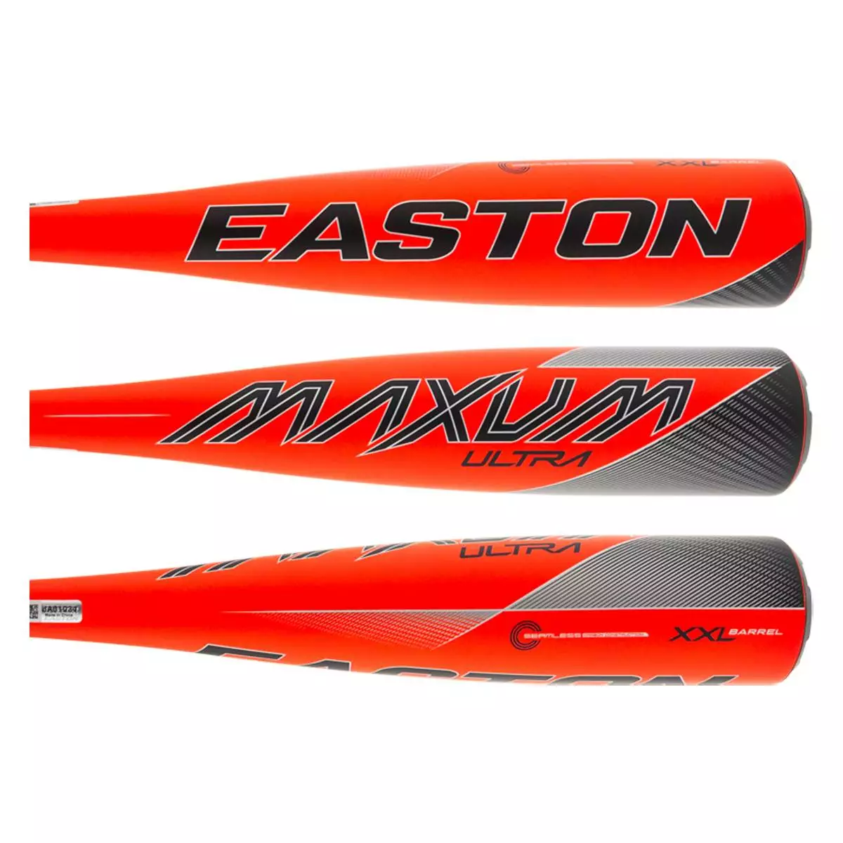 2022 Easton Maxum Ultra -12 USSSA Junior Big Barrel Baseball Bat: JBB22MX12 Black, Grey, Orange 4 2022 Easton Maxum Ultra -12 USSSA Junior Big Barrel Baseball Bat: JBB22MX12 Black, Grey, Orange - Image 2