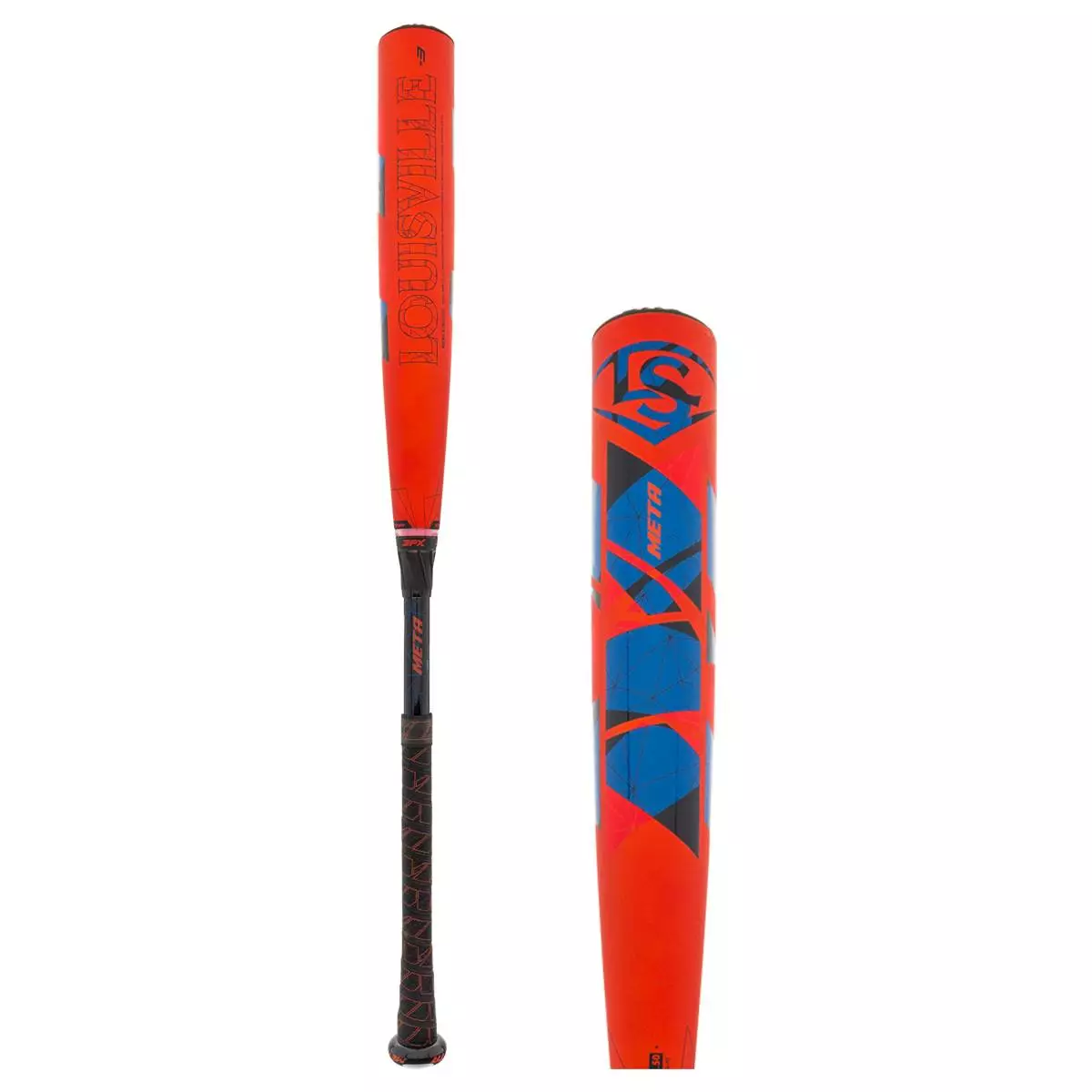2022 Louisville Slugger Meta BBCOR Baseball Bat: WBL2522010 Black, Navy, Orange 3 2022 Louisville Slugger Meta BBCOR Baseball Bat: WBL2522010 Black, Navy, Orange