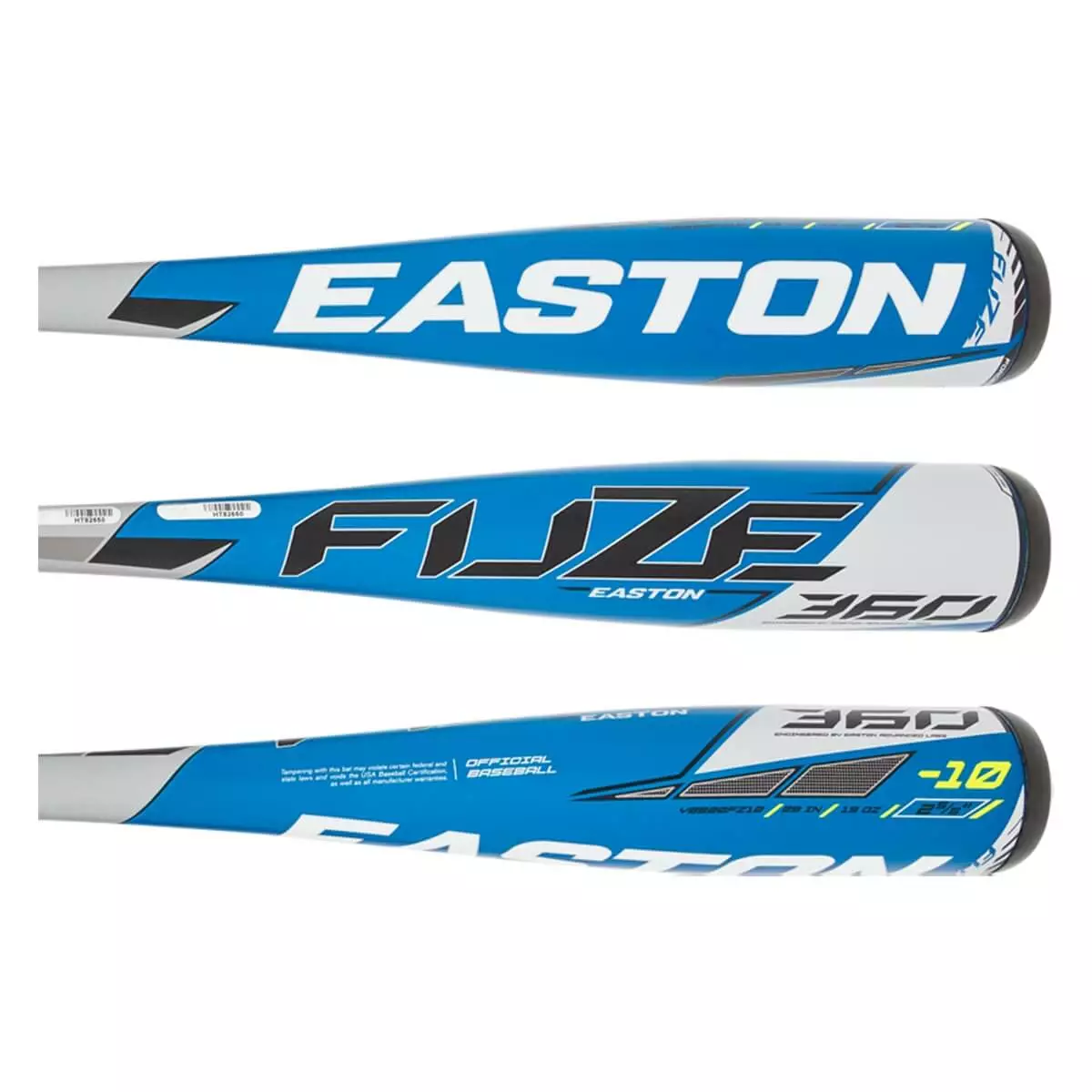 Easton Fuze 360 -10 USA Baseball Bat: YBB20FZ10 Blue, Silver 4 Easton Fuze 360 -10 USA Baseball Bat: YBB20FZ10 Blue, Silver - Image 2