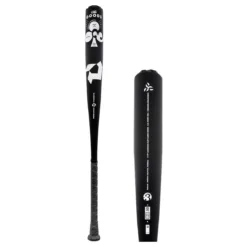 2022 DeMarini The Goods ONE BBCOR Baseball Bat: WTDXGOC22 Black, Grey, White