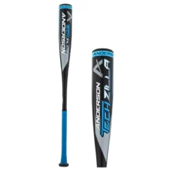 2022 Anderson Techzilla -8 USSSA Baseball Bat: YB22ZILLA8 Black, Blue
