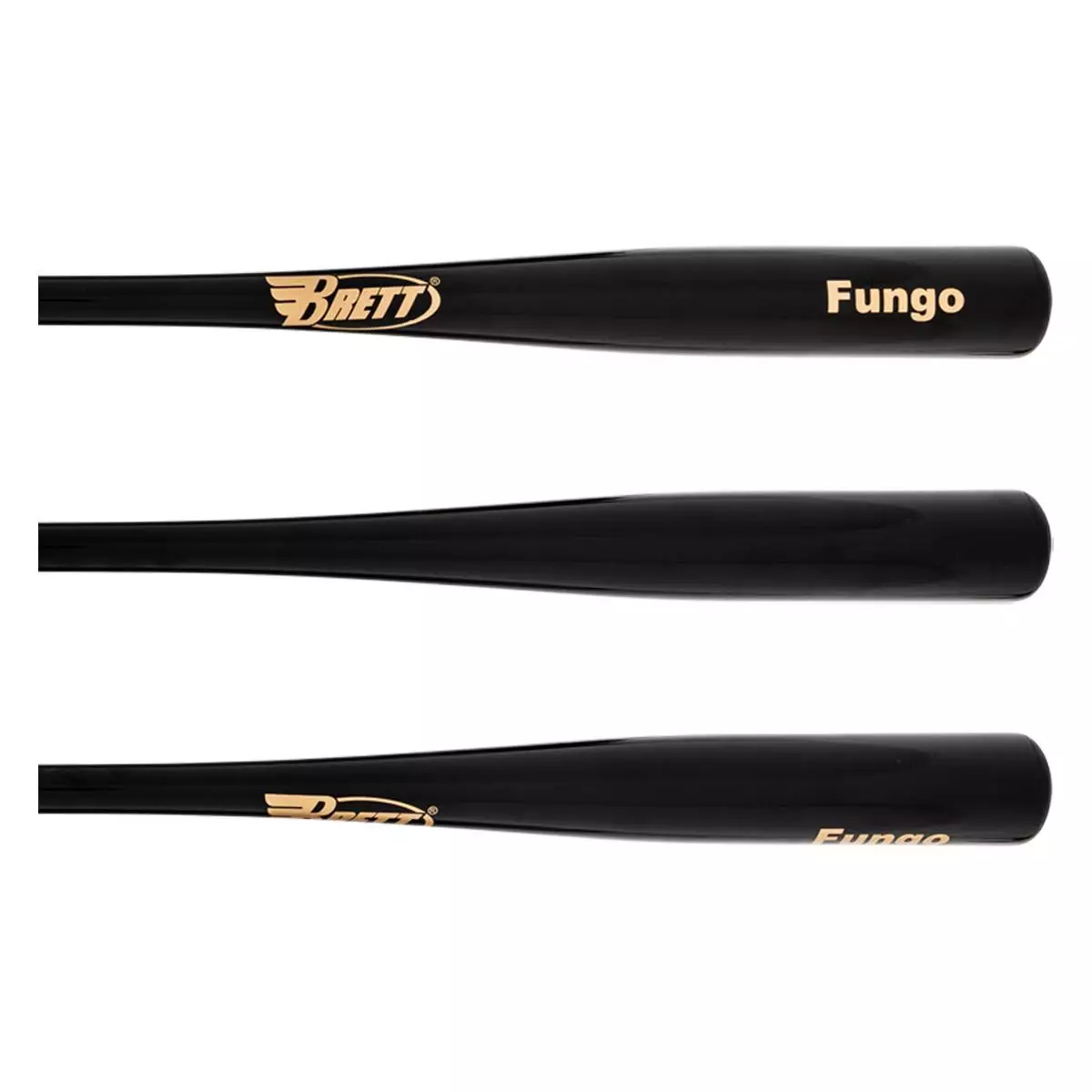 Brett Bros. Maple 36" Fungo Wood Baseball Bat: BBOFUNGO Black, Brown, Green, Blue, Orange, Red, Navy, Purple 4 Brett Bros. Maple 36" Fungo Wood Baseball Bat: BBOFUNGO Black, Brown, Green, Blue, Orange, Red, Navy, Purple - Image 2