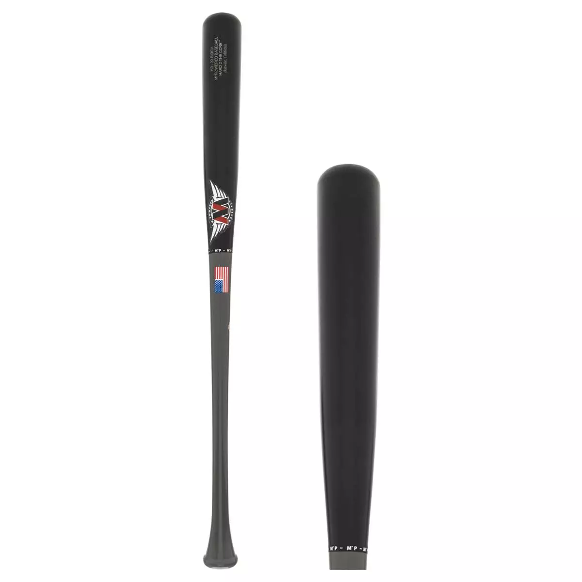 M^Powered H2TC™ Pro Birch Wood Baseball Bat: H2TCI13B Black, Grey 3 M^Powered H2TC™ Pro Birch Wood Baseball Bat: H2TCI13B Black, Grey