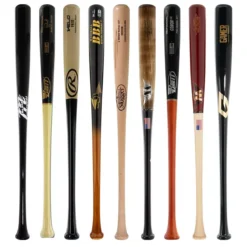 JustBats Pick Your Pack - Adult Wood 3-Pack - Gold Brown, Black, Grey, Natural, Gold, Blue, Red, Maroon, White, Navy, Green -Best Bat Pick Sales feb1 11 21 33468 9 pack 17 l